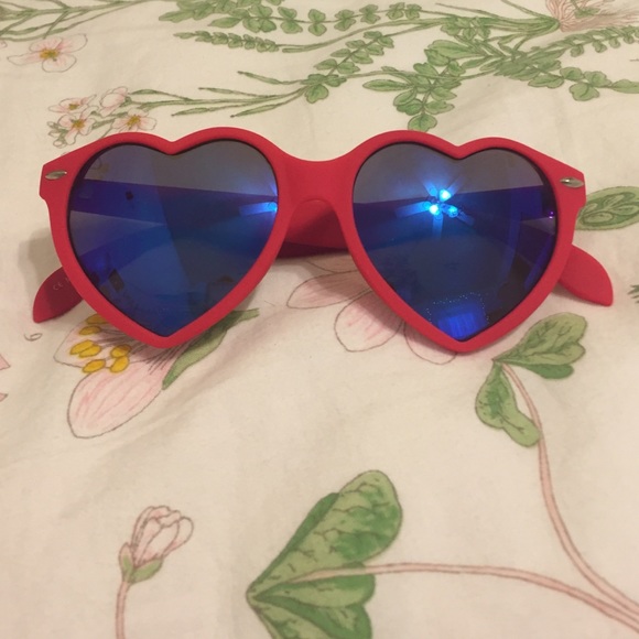 Heart shaped sunglasses