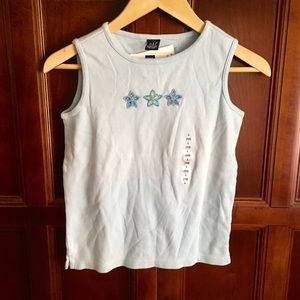 NWT Gap KIDS Blue Embellished Tank Top