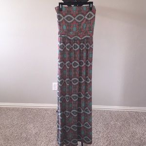 Brand New, Fantastic Fawn strapless Maxi Dress
