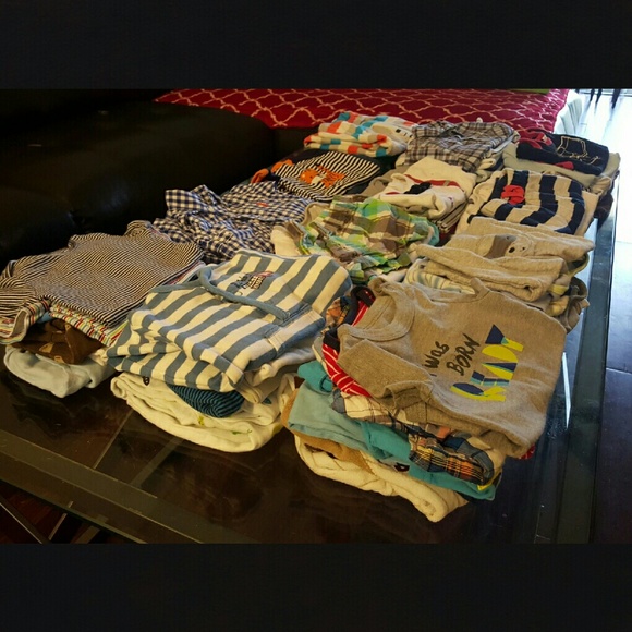 3m-6m infant boy clothing (80 PIECES)