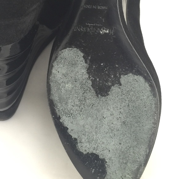 Yves St. Laurent High Heeled Open Toed Wedges! - Picture 4 of 4