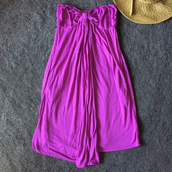 Free People Strapless Bandeau Wrap Cover-up/Dress