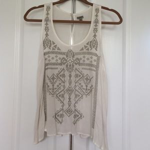 Ecote embroidered top