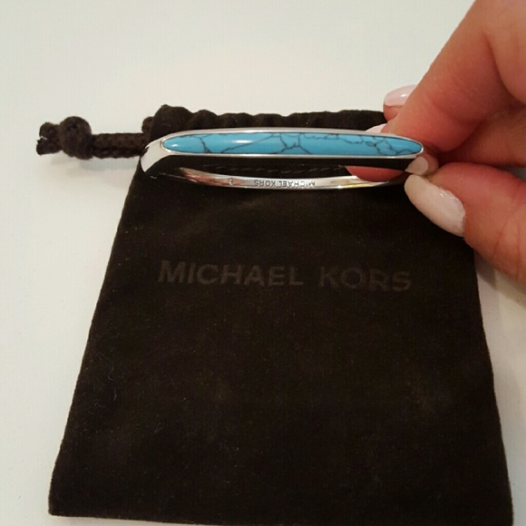 Michael Kors turquoise bangle bracelet