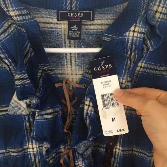 NWT RED plaid shirt - Picture 3 of 4