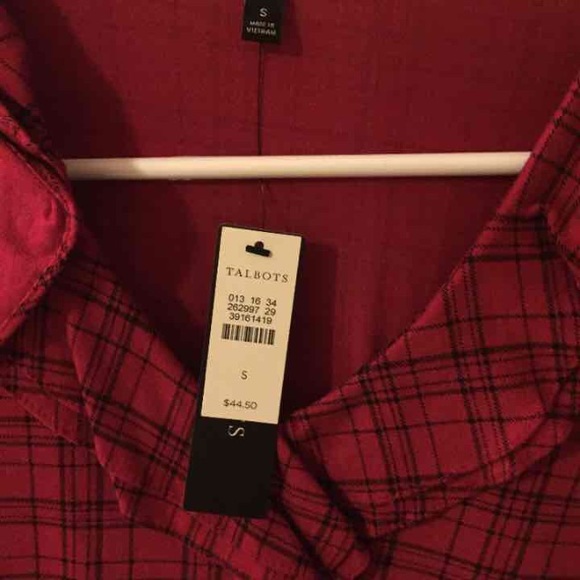 NWT RED plaid shirt - Picture 4 of 4