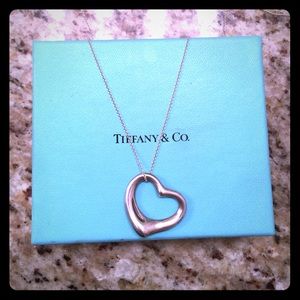 Tiffany & Co. large open heart charm