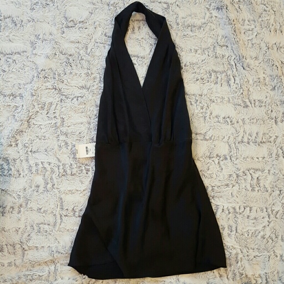 NWT Silk Black Express Halter