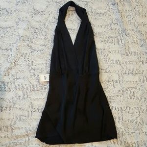 NWT Silk Black Express Halter