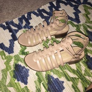 Size 8 caged sandals
