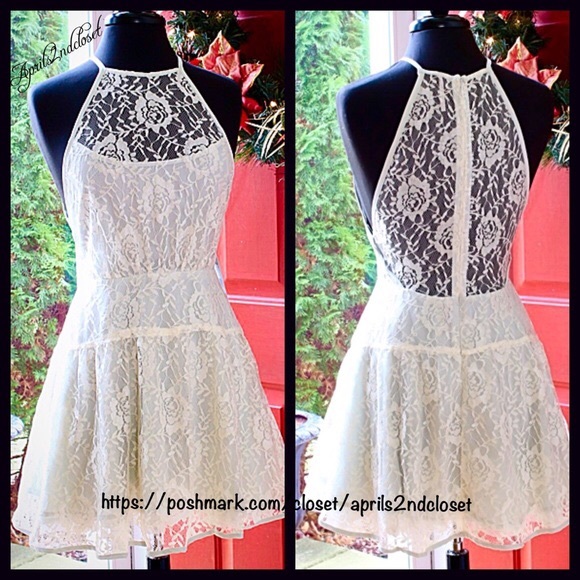 ❌SOLD❌FREE PEOPLE DRESS Lace Slip Dress - Picture 4 of 8