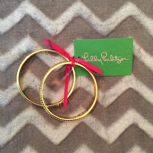 Lilly Pulitzer Bangle Set - Picture 2 of 3