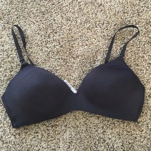 Dark gray nursing bra