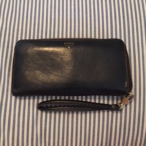 Fossil leather wallet