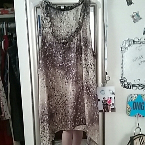 Spense Tops - Slinky splatter print tank size Large