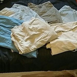 Lot of 6 plus size shorts