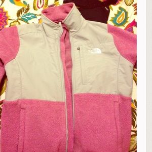 Pending Trade Authentic pink/grey Northface jacket