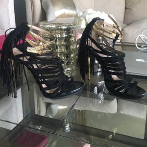 Herve leger "Fabia" heels.