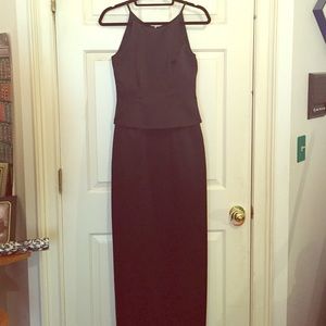 Long black formal dress