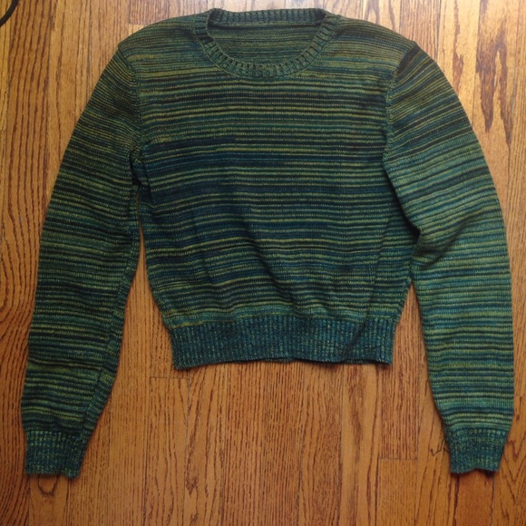 Cropped Knit Pullover - Picture 1 of 2
