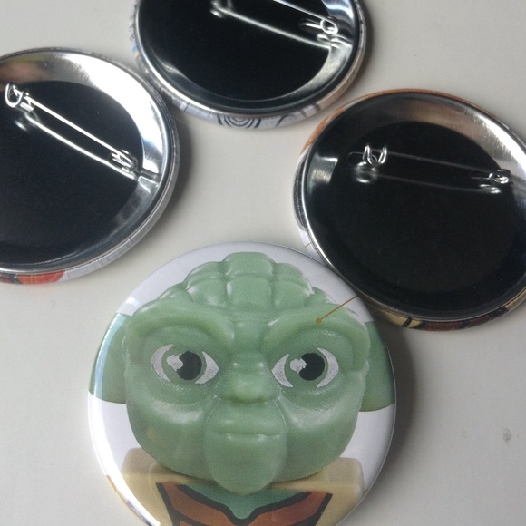 BUTTONS set of 4 - Picture 2 of 2