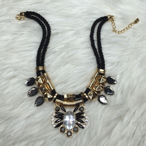 Gold and Silver statement necklace