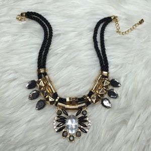 Gold and Silver statement necklace