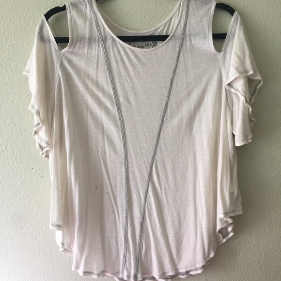 Free people cut out shoulder top