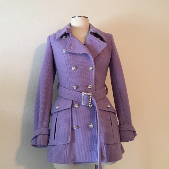 Lavender pea coat Clearance