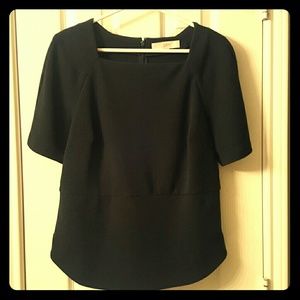 LOFT Hunter Green Career Top