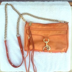 Rebecca Minkoff Mini MAC crossbody light orange