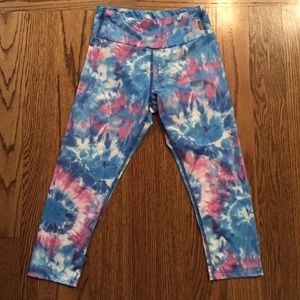 KosUSA Tie-dye Crops with Purple RBX X-Fit Tank