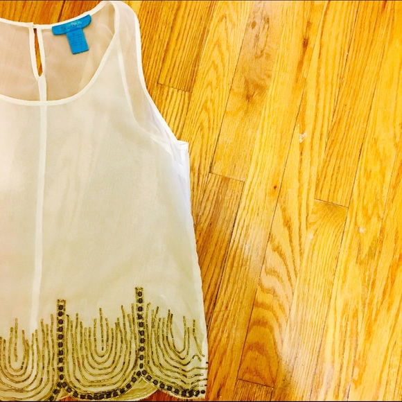 FRANCESCA'S Beaded Tank