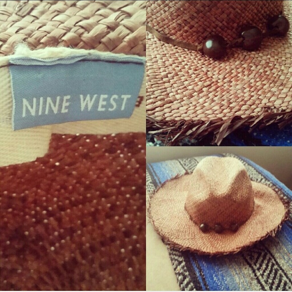 SOLD..Nine west straw hat
