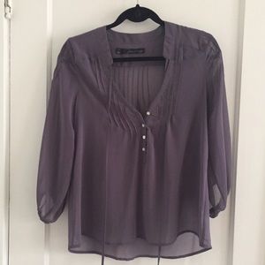 Beautiful Patterson J Kincaid Sheer Blouse- XS