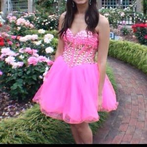 Hot pink Sherri Hill