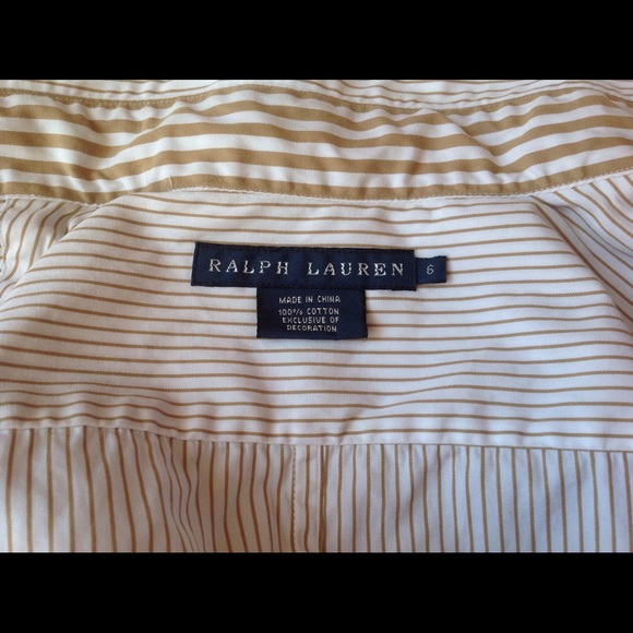 Ralph Lauren, shirt, size 6