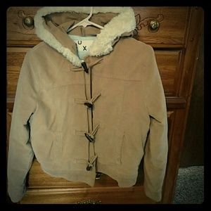 Roxy women's size M jacket with lined hood