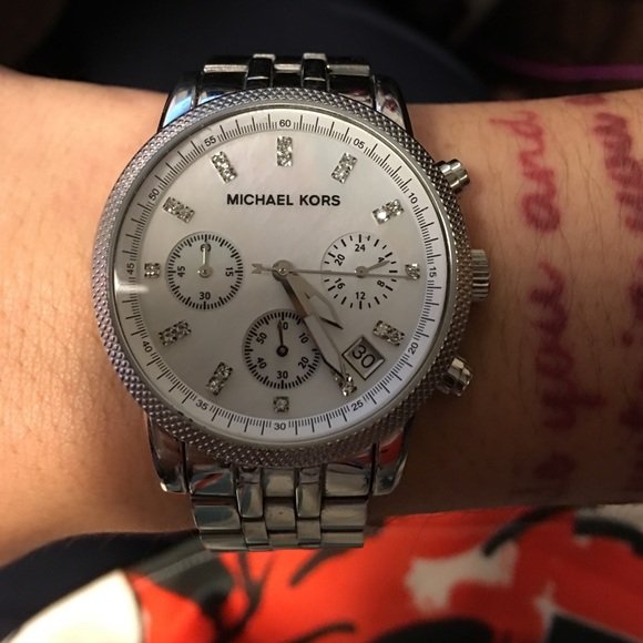 Michael Kors Mother of Pearl Chronograph Watch