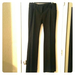 Express Black & Silver Stylist Pinstripe Pants