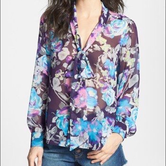 Nordstrom Floral Blouse - June and Hudson - Picture 1 of 3