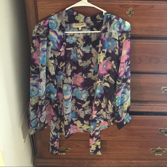 Nordstrom Floral Blouse - June and Hudson - Picture 2 of 3