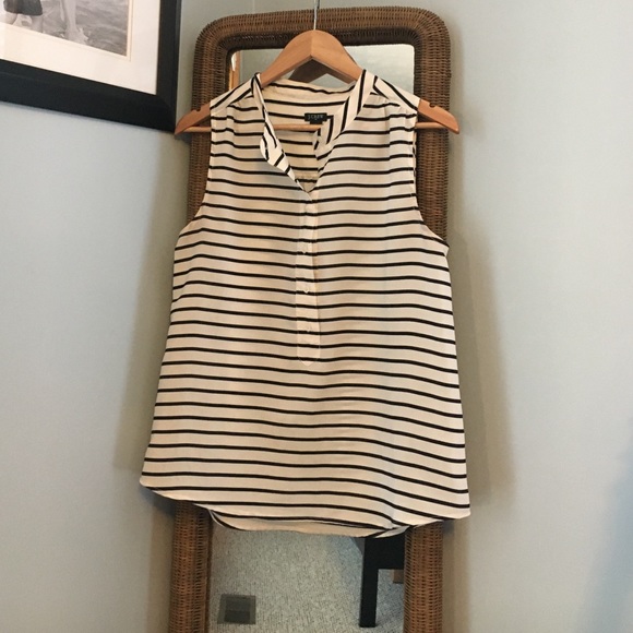 J. Crew Factory Tops - JCrew Factory sleeveless blouse in size 8