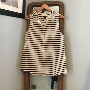JCrew Factory sleeveless blouse in size 8