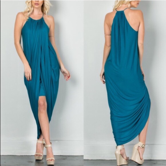 🆕AYLA layered skirt tulip dress - BLACK - Picture 2 of 4