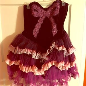 Betsey Johnson frilly girly corset dress