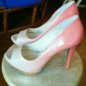 Romantic Pink Ombre Heels Jessica Simpson 10