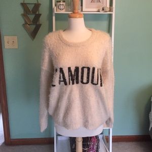 L'amour eyelash sweater