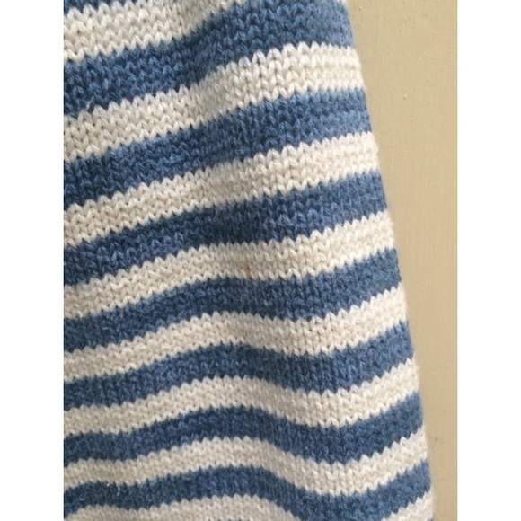 🚫 SOLD 🚫Vintage oversized cropped stripe sweater - Picture 3 of 4