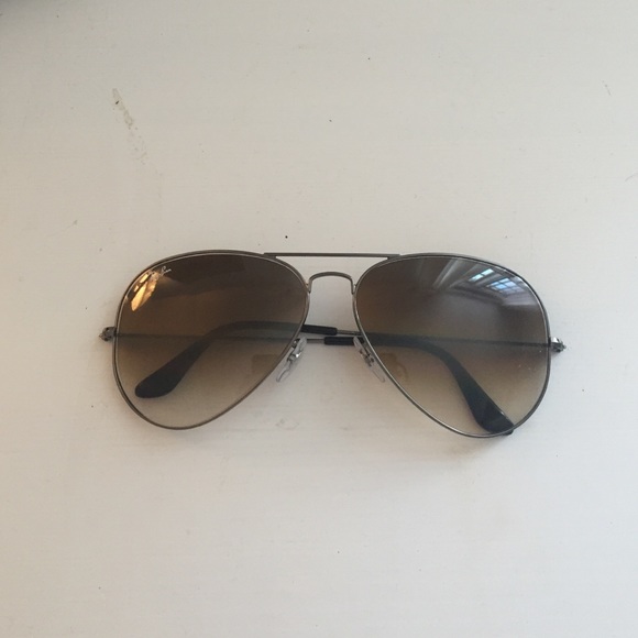 62 mm Original Brown Gradient Rayban Aviators